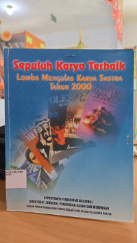 Image of Sepuluh Karya Terbaik Lomba Mengulas Karya Sastra Tahun 2000
